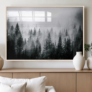 Elk Wall Art Canvas Print – Framed Mountain Wildlife Art