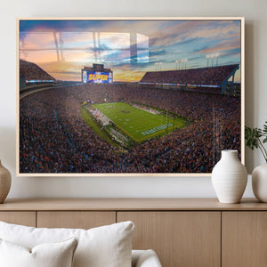 Jordan-Hare Stadium Wall Art Canvas Print, Football Stadium