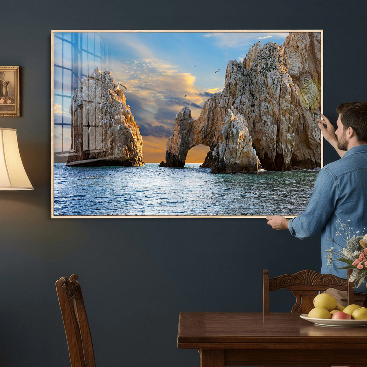 The Arch Cabo San Lucas Ocean Arch Wall Art Canvas Print,