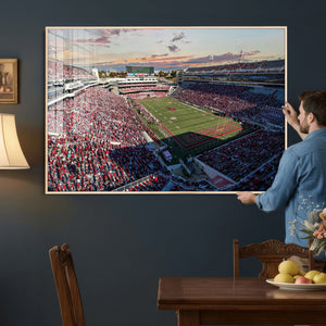 Donald W. Reynolds Razorback Stadium Wall Art Canvas Print –