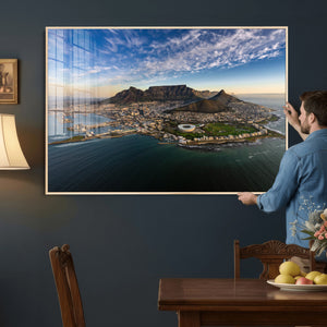 Cape Town Wall Art Canvas Print – Table Mountain Coastal