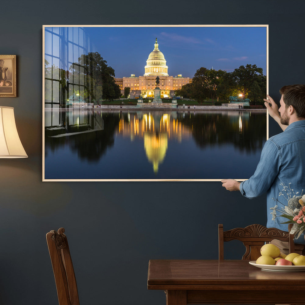 US Capitol Building Wall Art Canvas Print – Washington DC