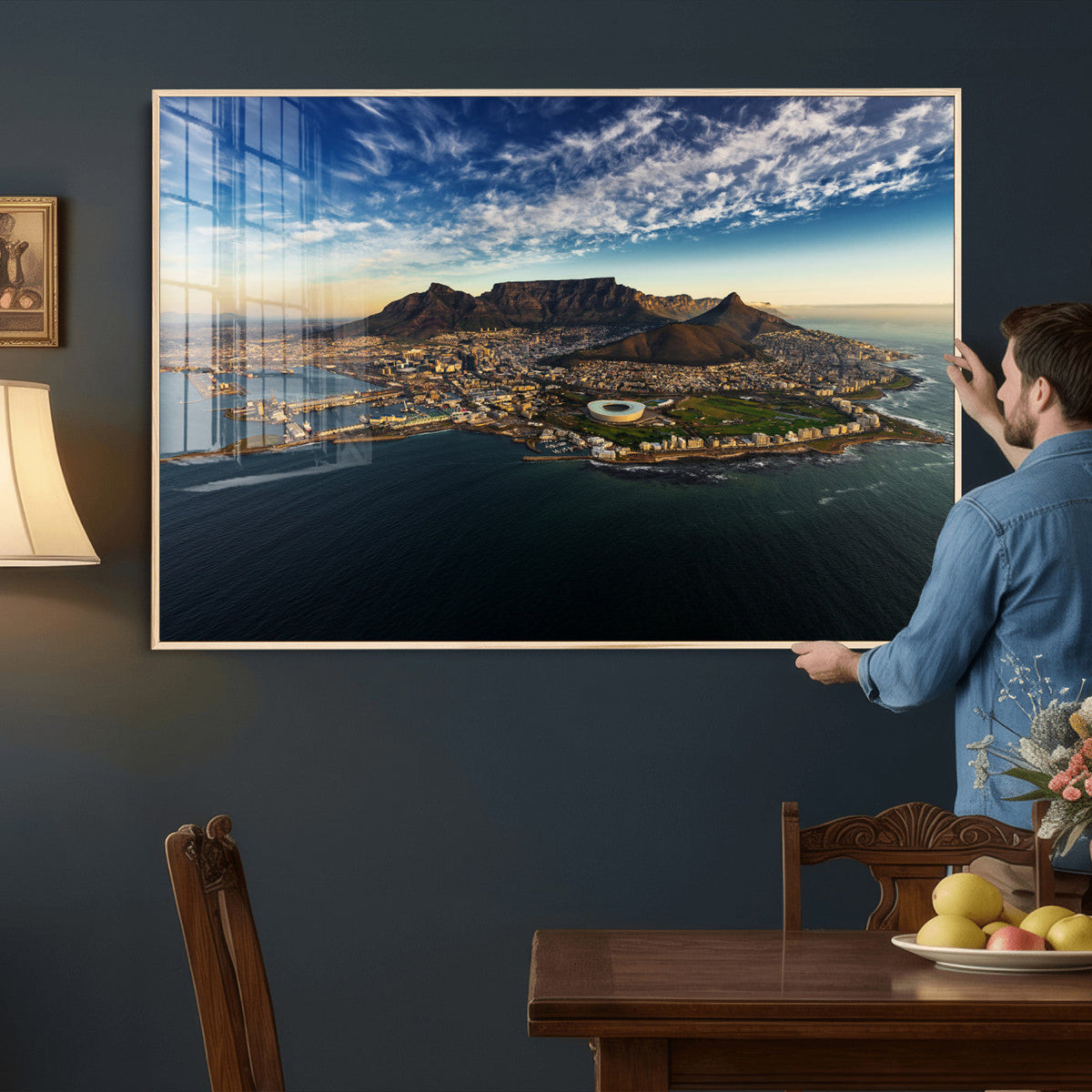 Cape Town Skyline Wall Art Canvas Print – Table Mountain