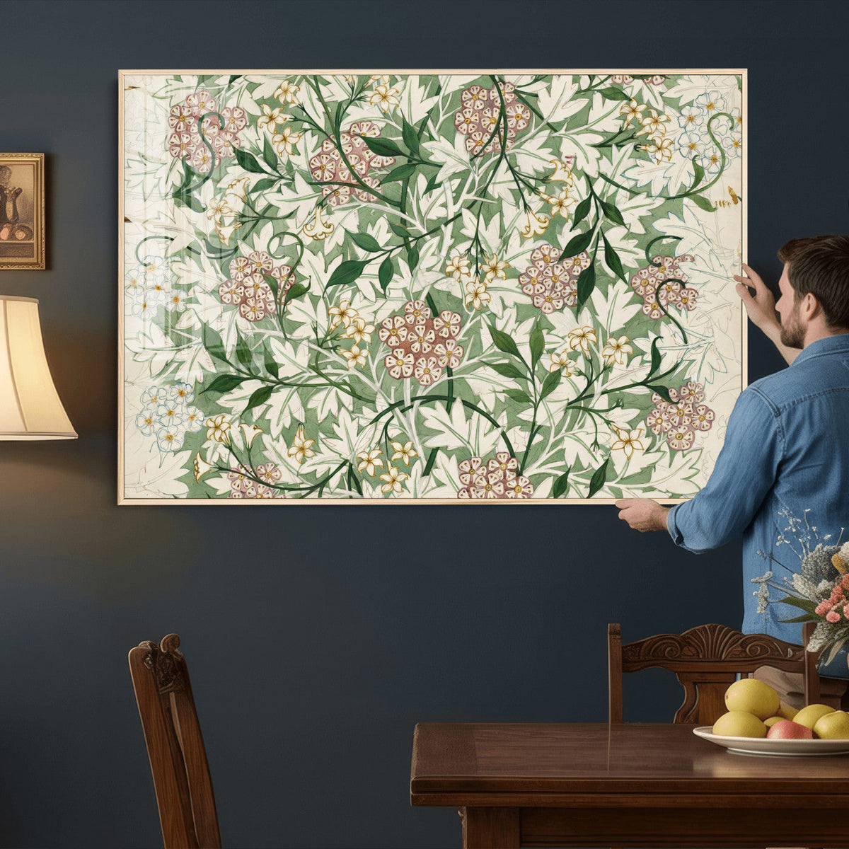 William Morris Jasmine 1872 Canvas Wall Art — Arts and