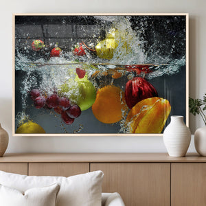 Kithen Vegetables World Wall Art Canvas Print