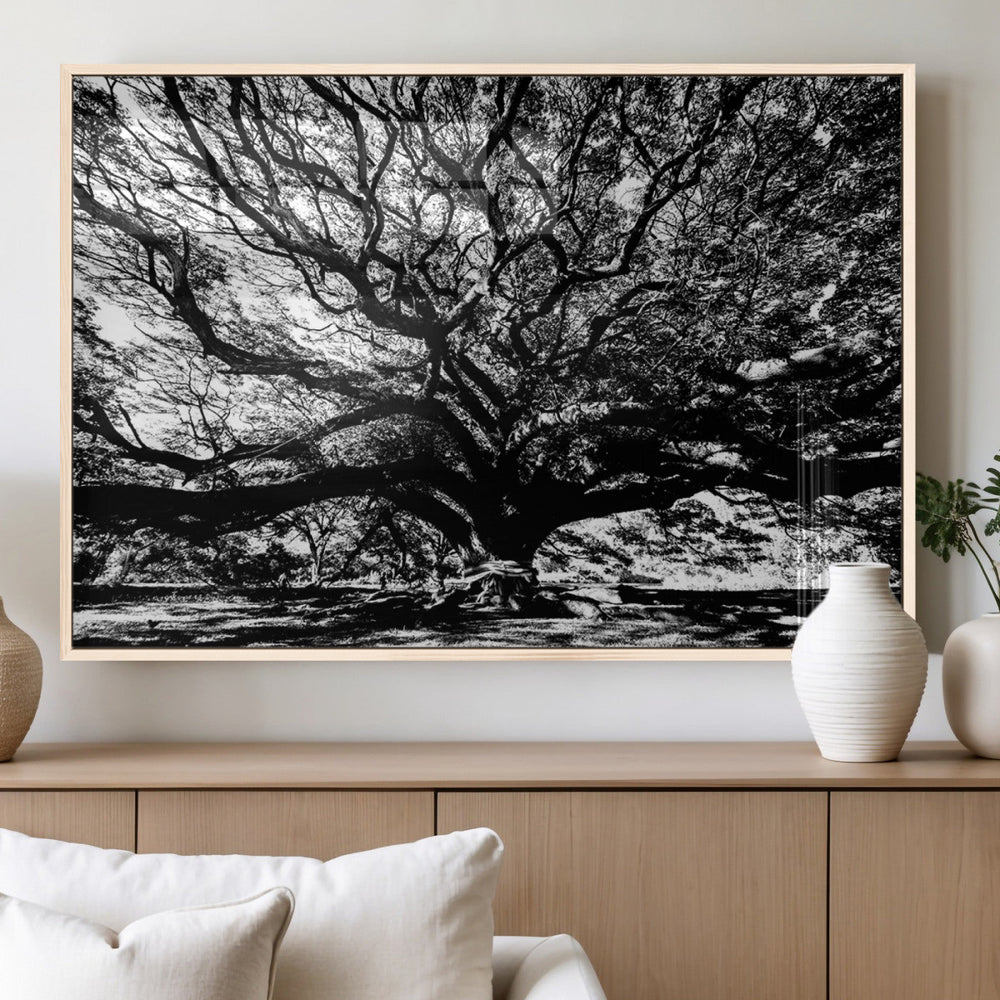 Mighty Angel Oak Wall Art | Angel Oak Tree Art Print