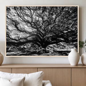 Mighty Angel Oak Wall Art | Angel Oak Tree Art Print