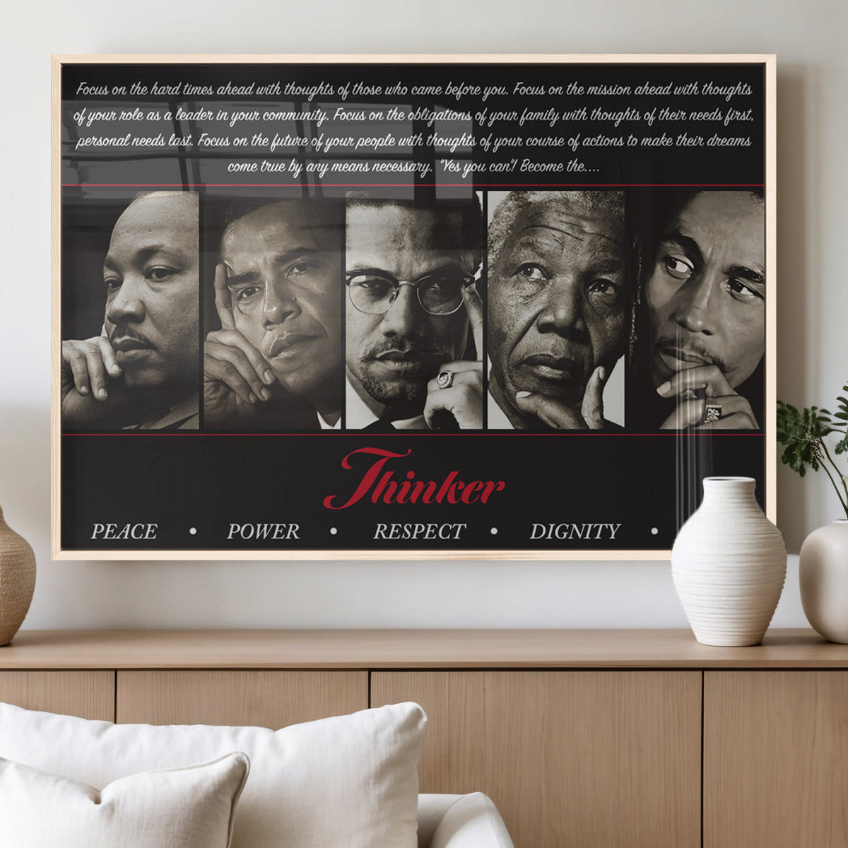 Thinkers of Wall Art Canvas Print - Inspirational Wall Art
