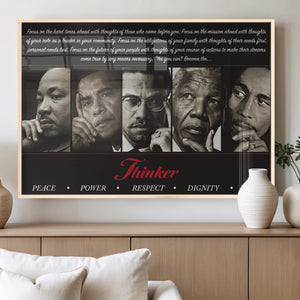 Thinkers of Wall Art Canvas Print - Inspirational Wall Art