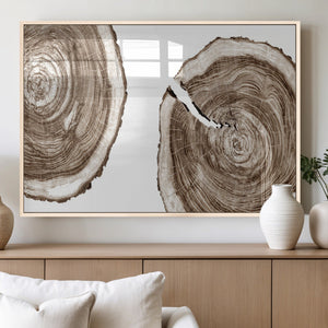 Wood Tree Ring Wall Art Canvas Prints, Tree Rings –
