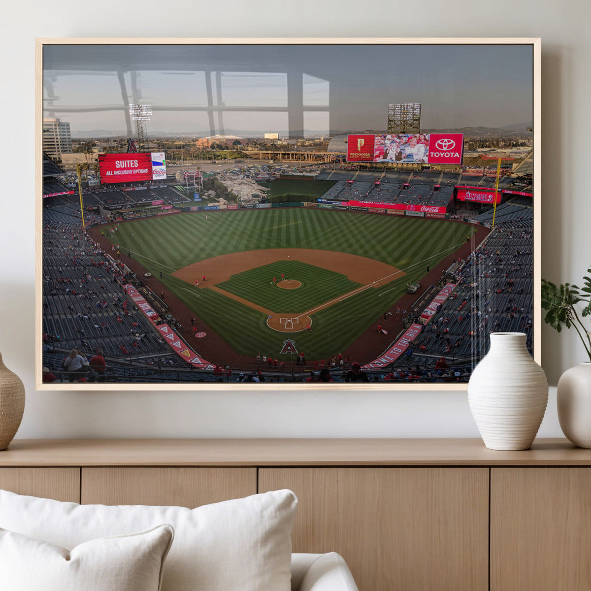 Los Angeles Angels Baseball Canvas Print - Anaheim Angel