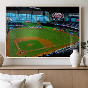 Miami Marlins Baseball Team Print - Miami LoanDepot Park