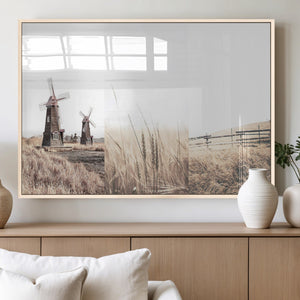 Farm Prints Set, Farmhouse Wall Art Canvas, Country House