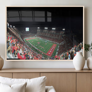Houston Cougars Football Team Print - Houston TDECU Stadium