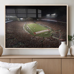 Wisconsin Badgers Football Team Print - Madison Camp Randall