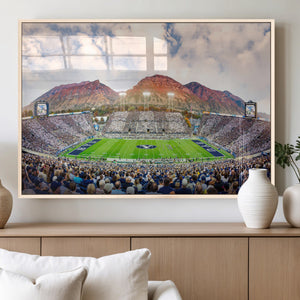 Brigham Young University Cougars Football Team Print - Provo