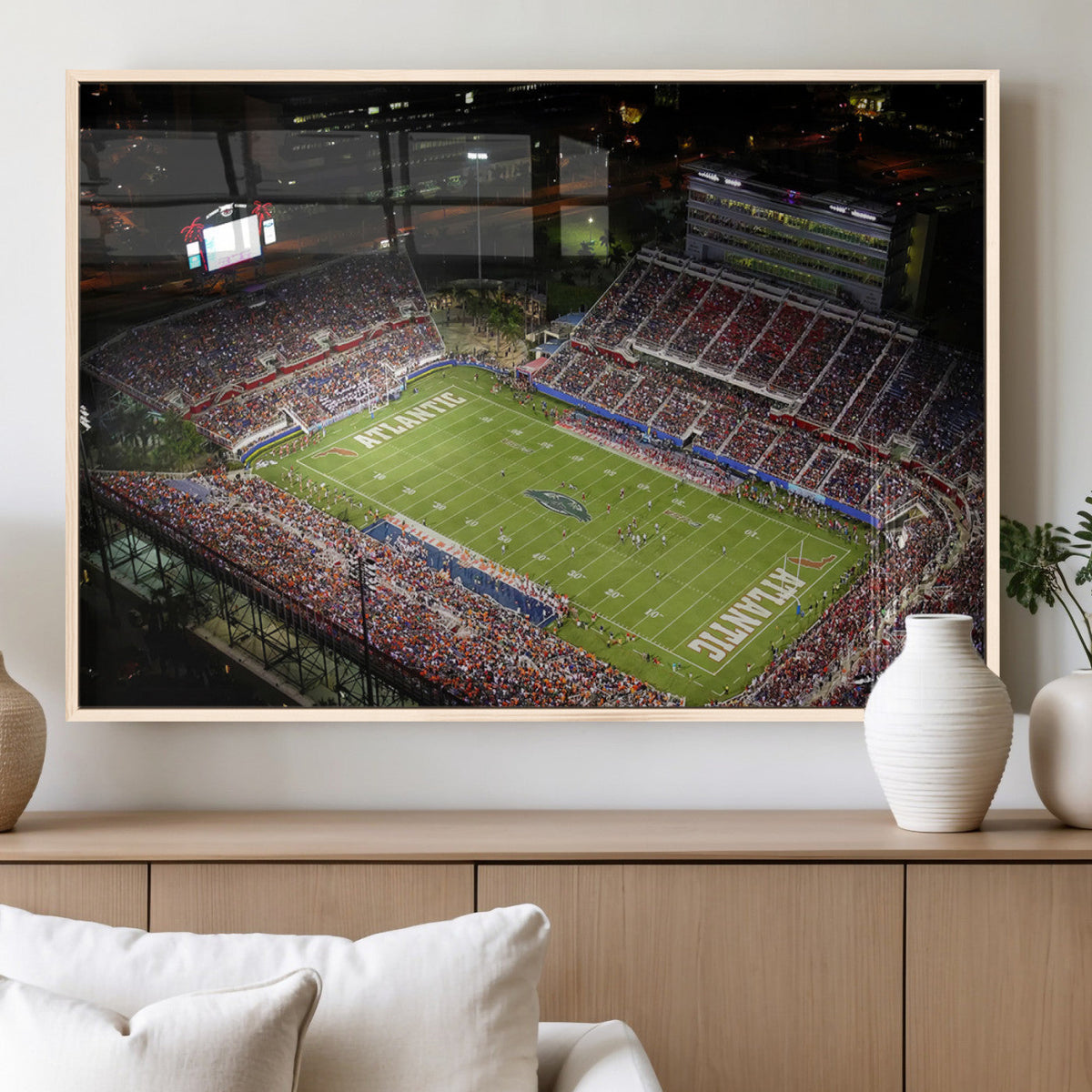 Florida Atlantic University Owls Canvas Print, Football Team