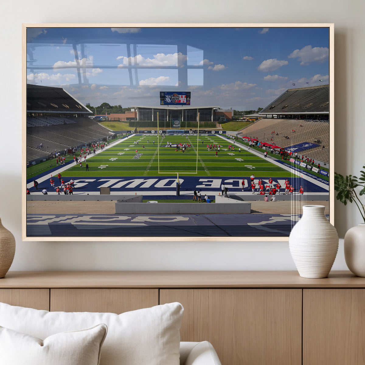 Rice University Owls Football Team Print - Houston Rice