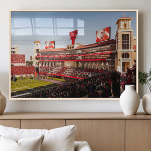 Jones AT&T Stadium Texas Tech Red Raiders Wall Art | Large