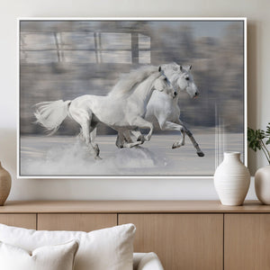 The White Horses Wall Art, Framed White Horses Wall Art