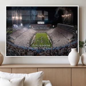 Penn Stadium Football Wall Art Canvas Print, Pennsylvania