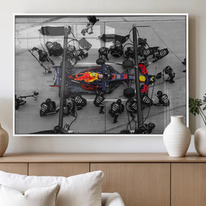 RedBull Formula 1 Canvas Wall Art Print