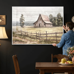 Rustic Farmhouse Barn Wall Art | 3-Panel Framed Gallery Wrap