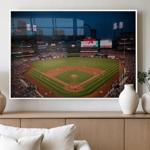 St. Louis Cardinals Baseball Team Print - Busch Stadium Wall