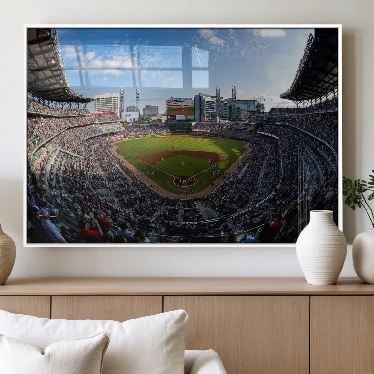 Truist Park Stadium Canvas Wall Art - Atlanta Braves Game