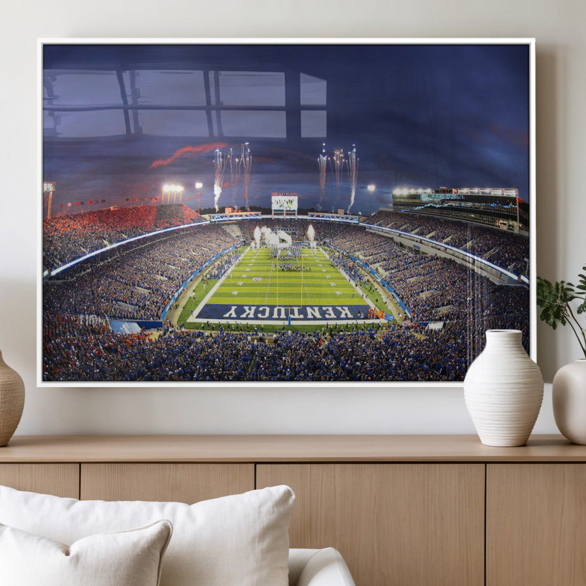 Kroger Field Canvas Wall Art - Kentucky Stadium Wall Art
