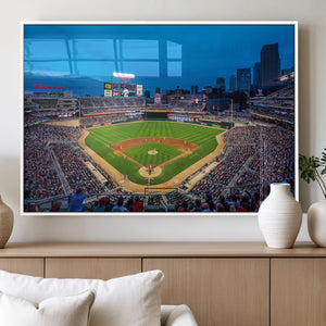 Target Field Stadium Wall Art Canvas Print – Minnesota Twins