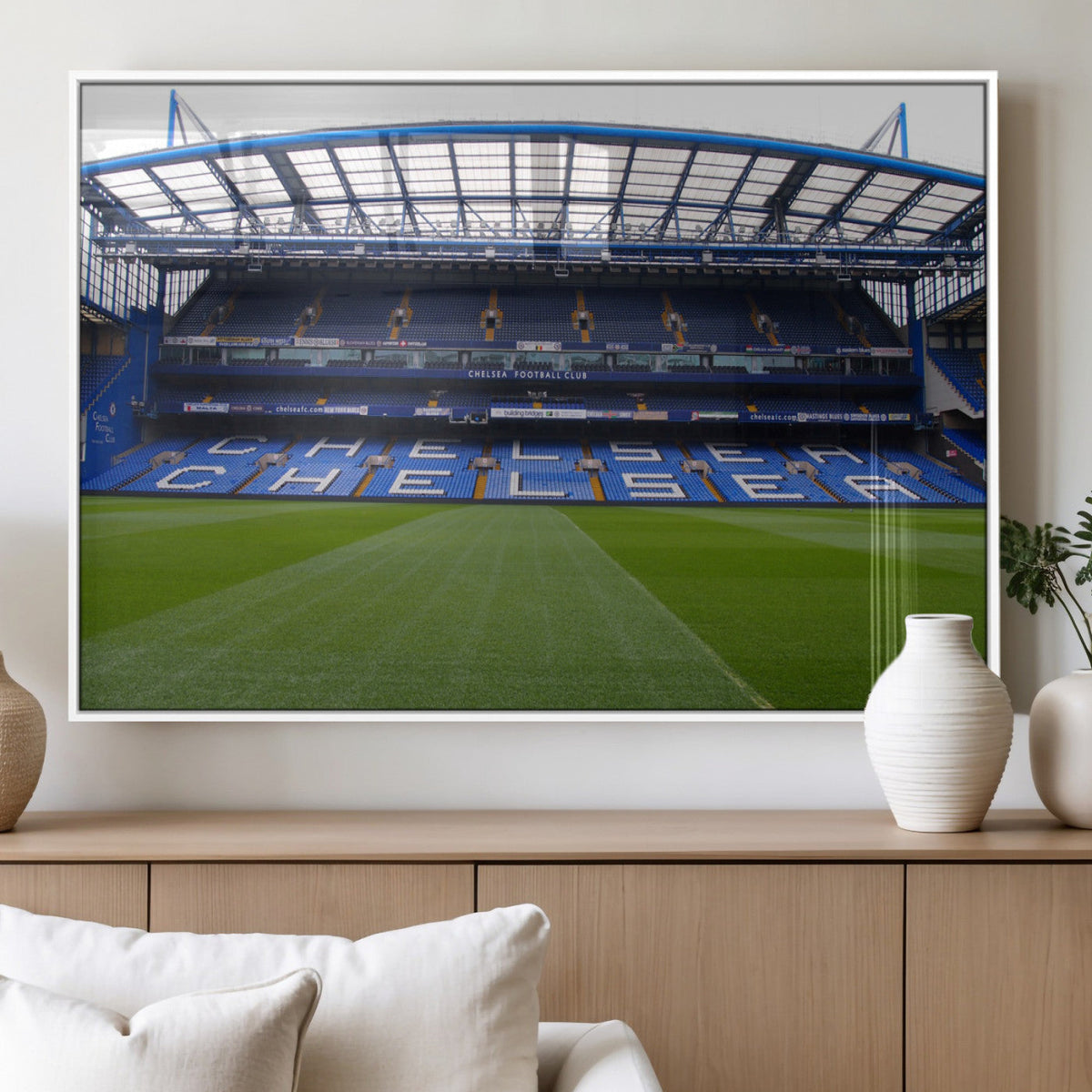 Stamford Bridge Chelsea Football Stadium Canvas Wall Art