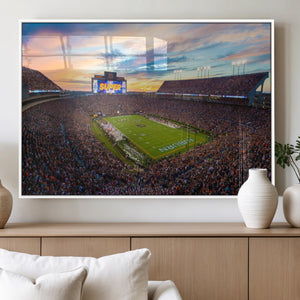 Jordan-Hare Stadium Wall Art Canvas Print, Football Stadium
