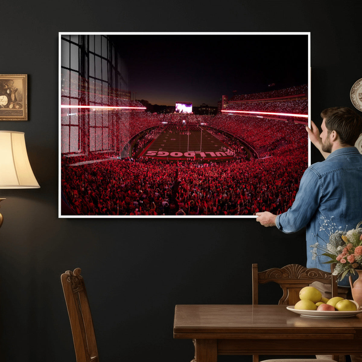 Sanford Stadium Wall Art Canvas Print – Georgia Bulldogs
