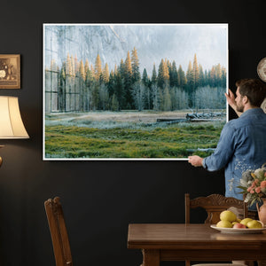 Forest Meadow Wall Art Canvas Print, Pine Tree Landscape