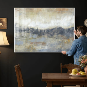 Abstract Neutral Landscape Painting Wall Art