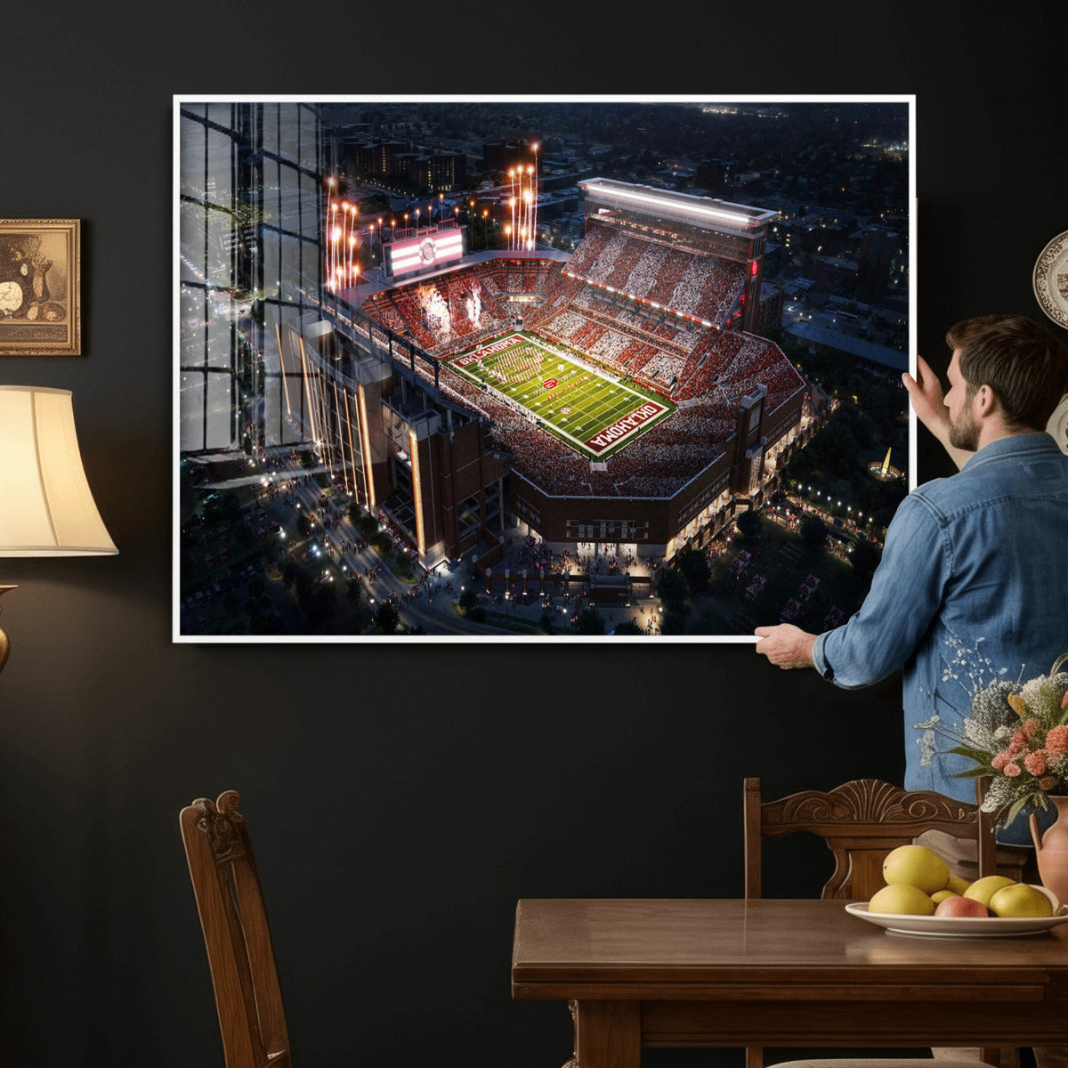 Oklahoma Memorial Stadium - Gaylord Memorial Stadium Wall
