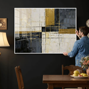 Geometric Abstract Wall Art Canvas Print