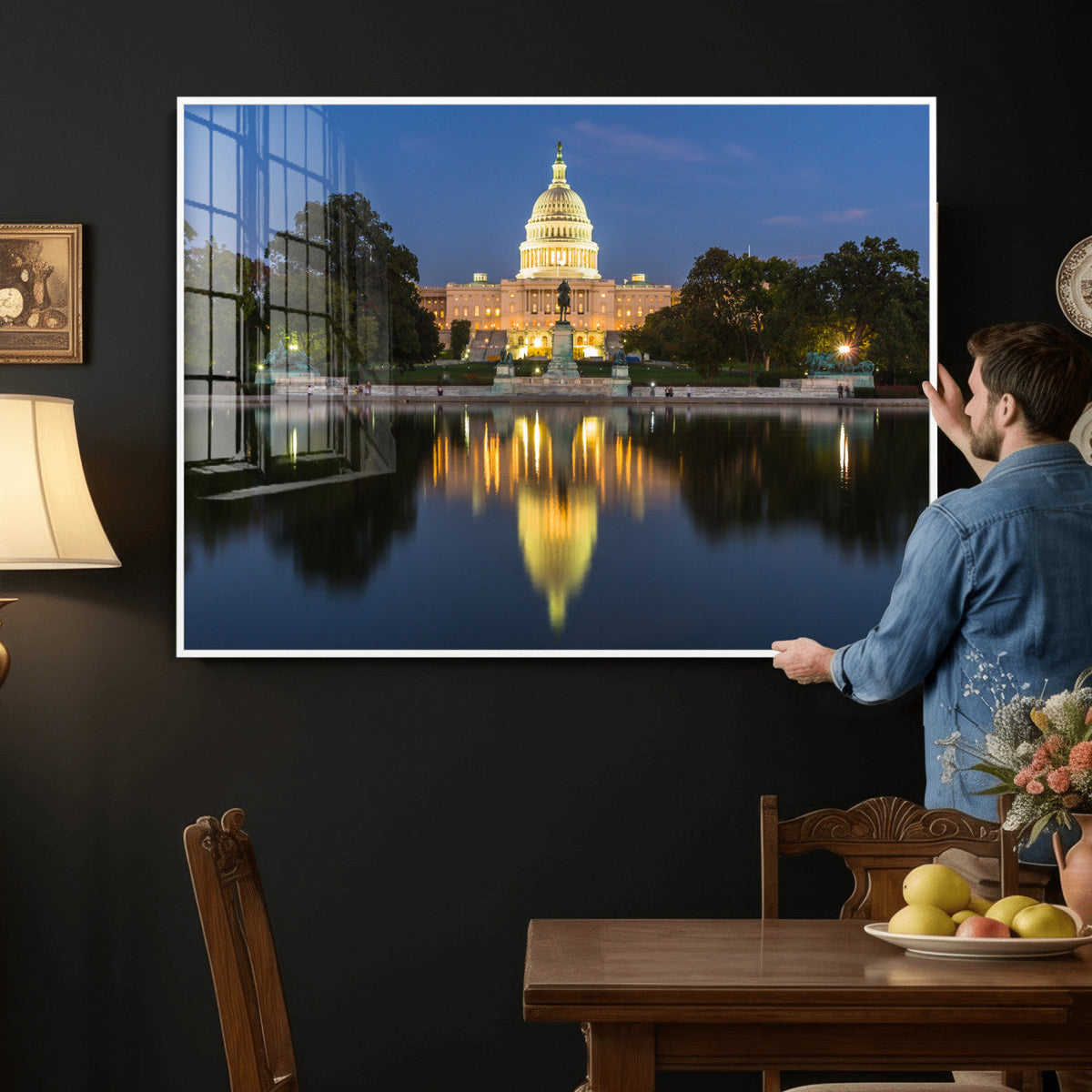 US Capitol Building Wall Art Canvas Print – Washington DC