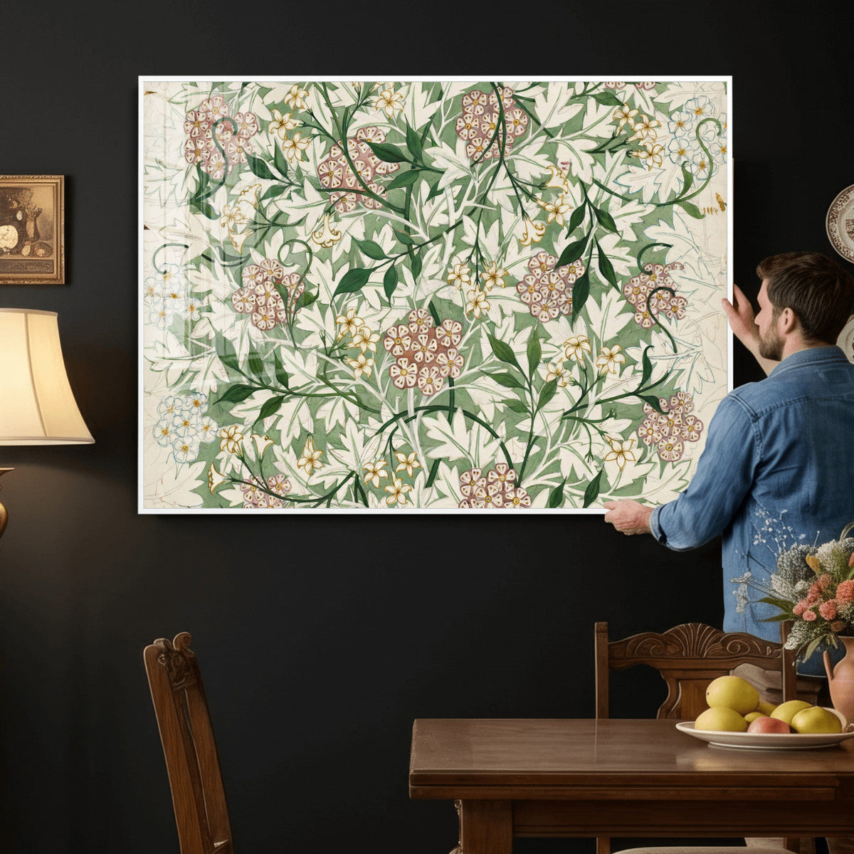 William Morris Jasmine 1872 Canvas Wall Art — Arts and