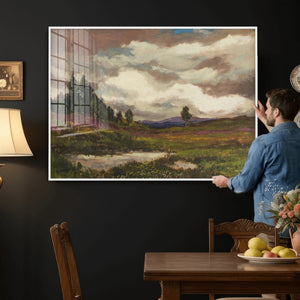 Gustav Macoun Heathland Canvas Print, Czech Landscape Oil