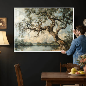 Old Oak Tree Canvas Wall Art, Turner Inspired Romantic