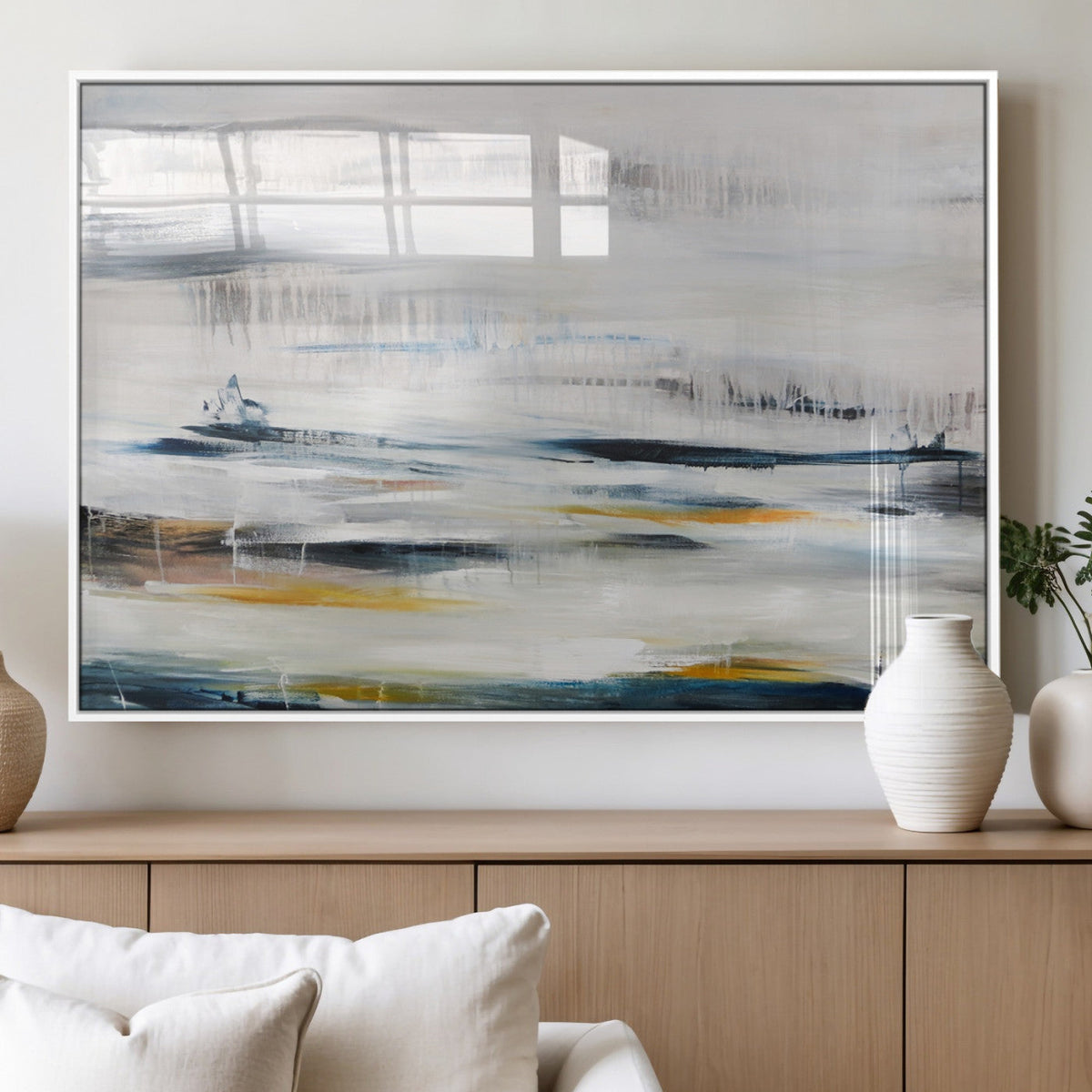 Soft Color Abstract Canvas Print