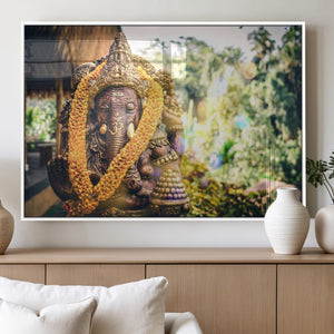 Hinduism Statue Wall Art Canvas Print