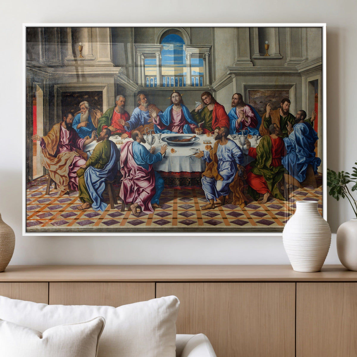 The Last Supper Multi Panel Canvas Wall Art