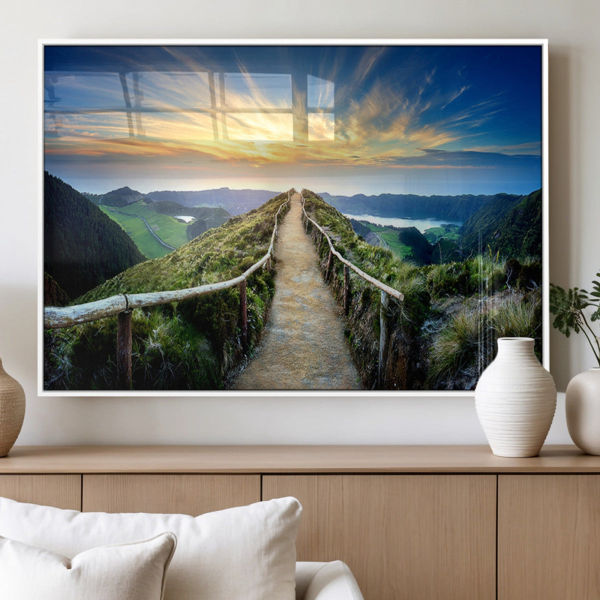 Mountain Landscape Wall Art Canvas Print