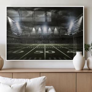 American Football Stadium Wall Art Canvas Print, Stadium