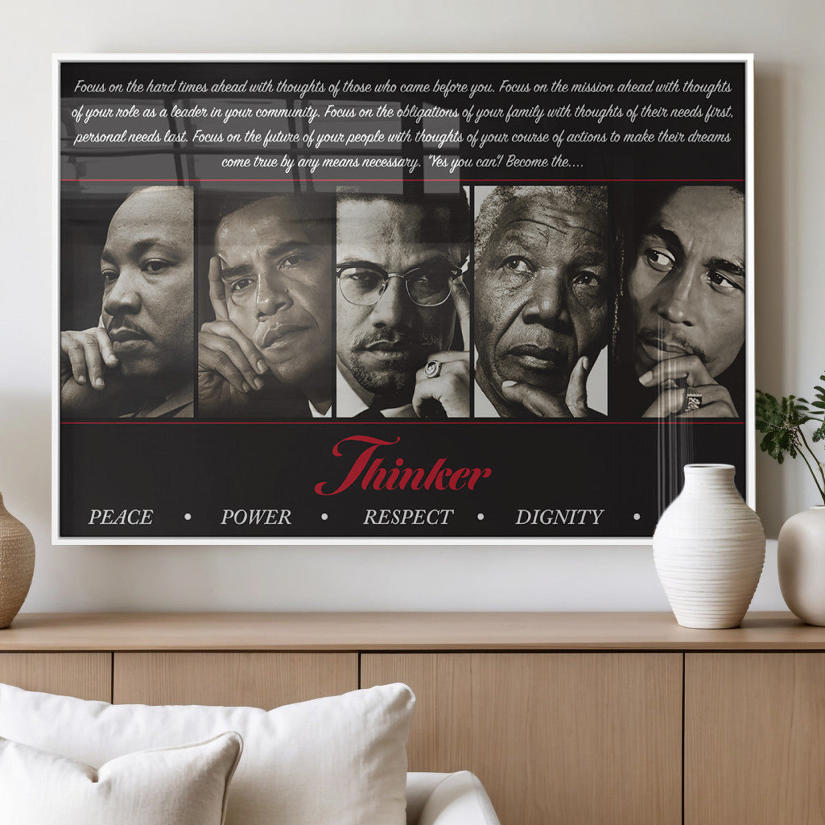 Thinkers of Wall Art Canvas Print - Inspirational Wall Art