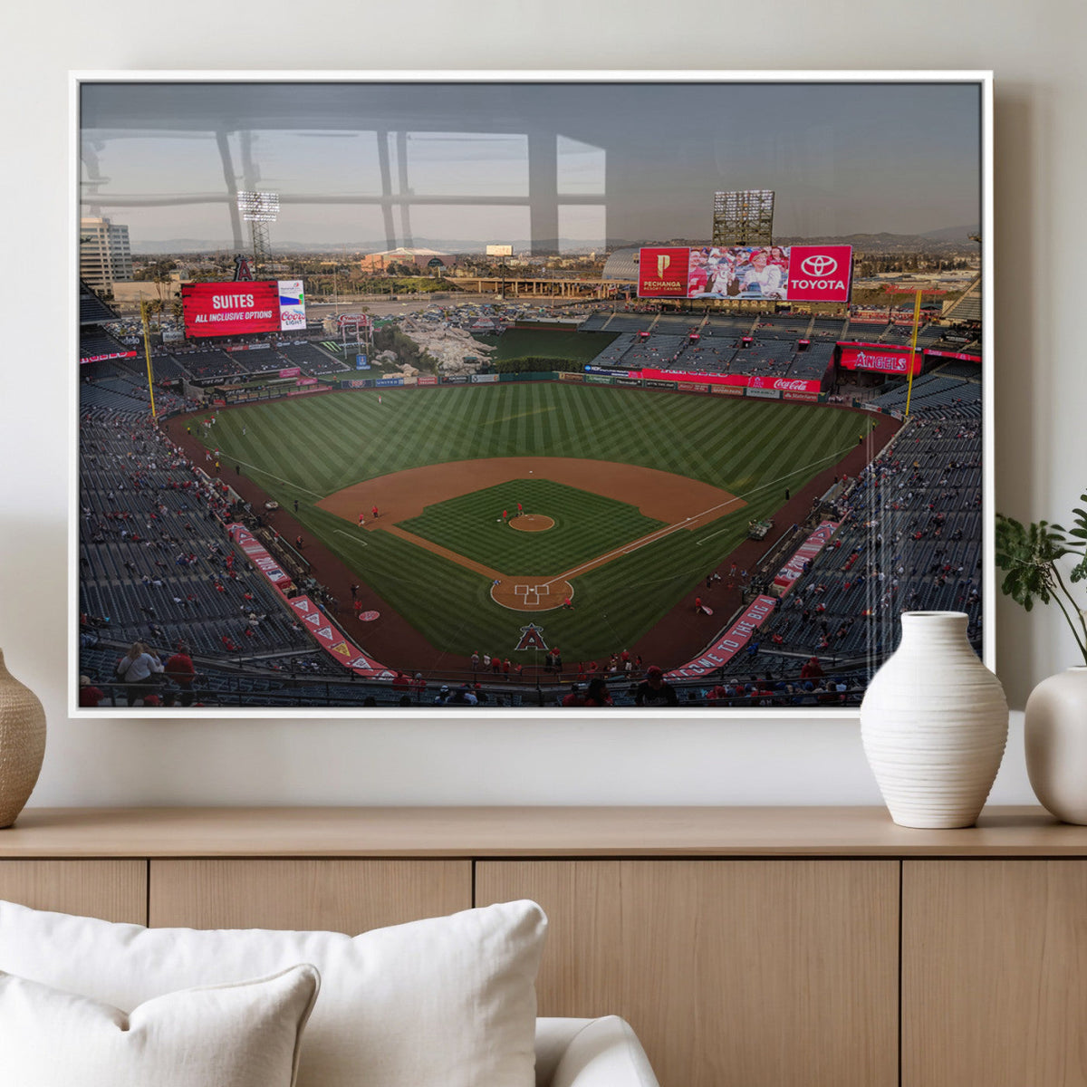 Los Angeles Angels Baseball Canvas Print - Anaheim Angel