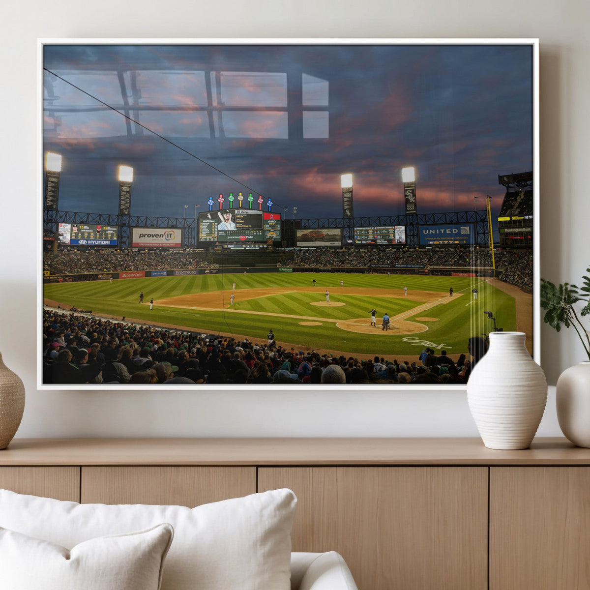 Chicago White Sox Baseball Team Print Canvas- Guaranteed